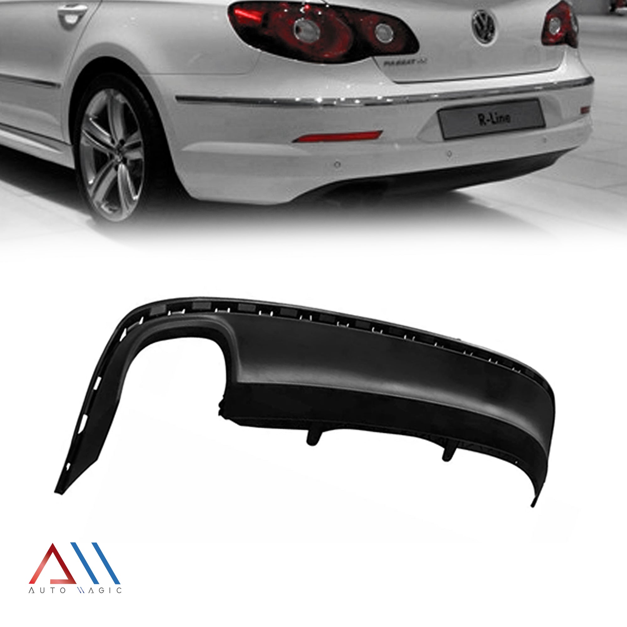 Spoiler de defensa Passat cc 09-12 tras.