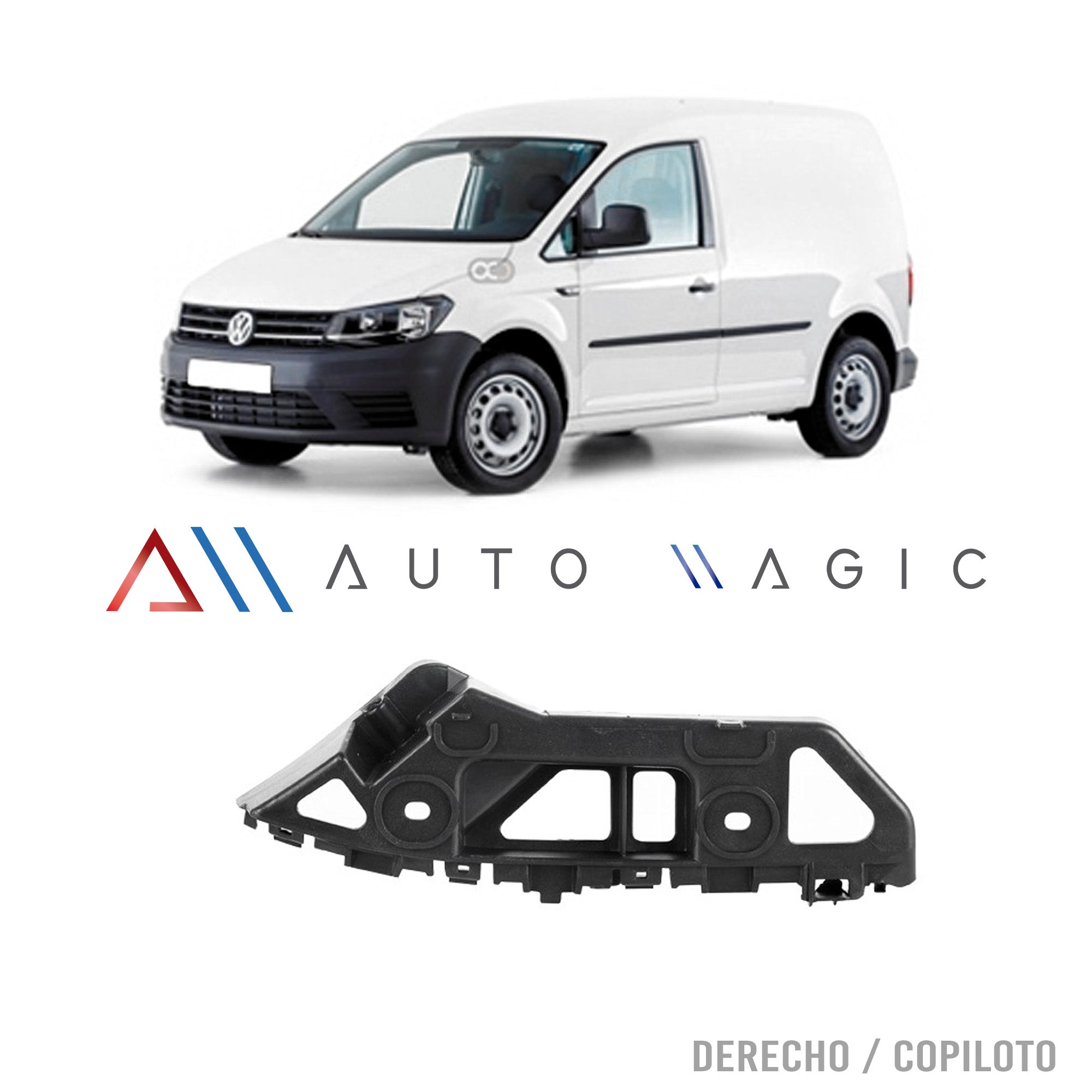 Soporte Caddy 14-15 defensa del. der.