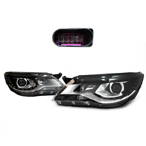 Faros Tiguan 09-12 c/lupa luz de dia Performance