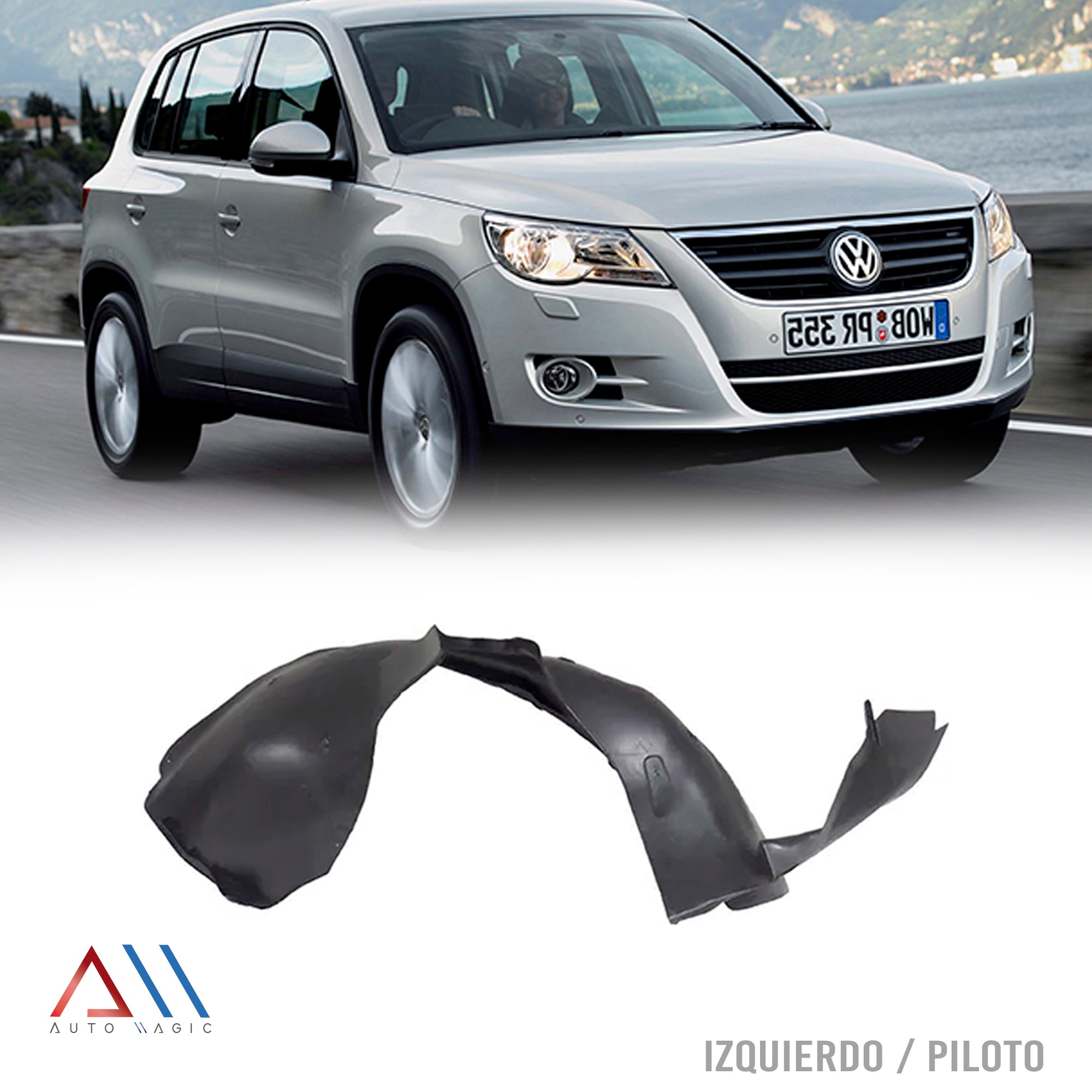 Tolva guardafango Tiguan 09-11 salp. del. izq.