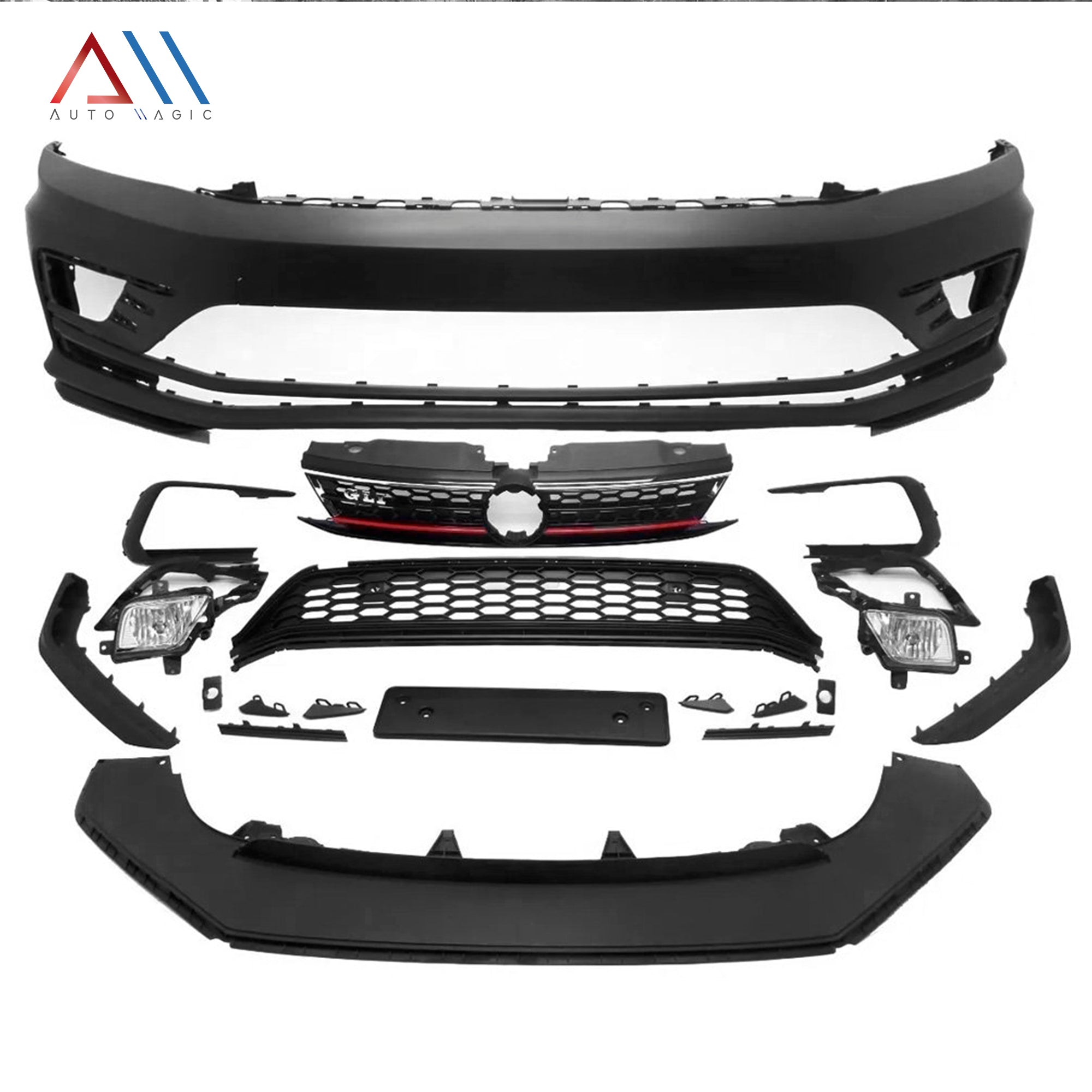 Defensa del. Jetta Gli 15-18 completa con accesorios