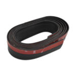 Spoiler de cajuela flexible recortable 3pzas. Negro 1.5mts.
