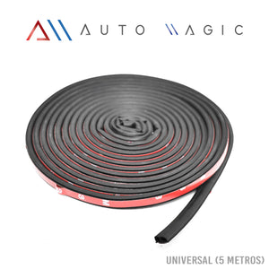 Rollo de hule adhesivo sellador 5mts. Negro