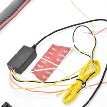 Load image into Gallery viewer, Spoiler de cajuela LED secuencial recortable tipo fibra de carbon 1.30mts