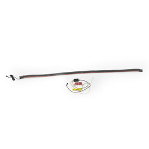 Spoiler de cajuela LED secuencial recortable tipo fibra de carbon 1.30mts