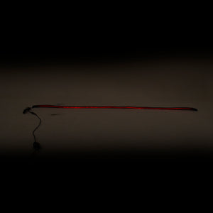 Spoiler de cajuela LED secuencial recortable tipo fibra de carbon 1.30mts