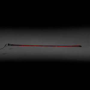 Spoiler de cajuela LED secuencial recortable negro  1.30mts