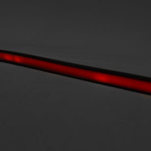 Spoiler de cajuela LED secuencial recortable negro  1.30mts