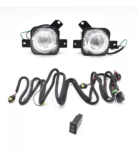 Faros niebla c/lupa Pointer 06-09 c/arnes switch univ. y focos